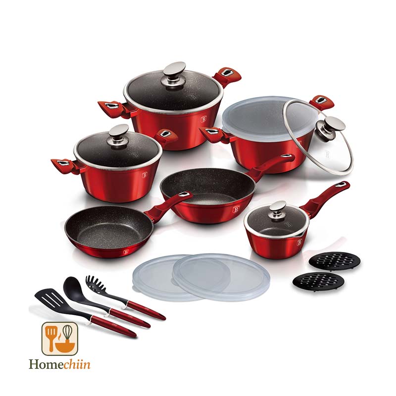 سرویس قابلمه 15 پارچه  BH/1226 Metallic - تصویر 2