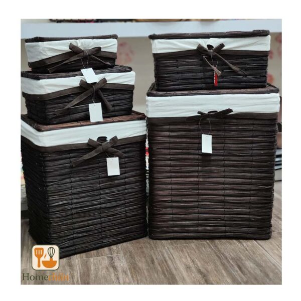 ست 5 عددی سبد حصیری همه کاره آلفا alfa