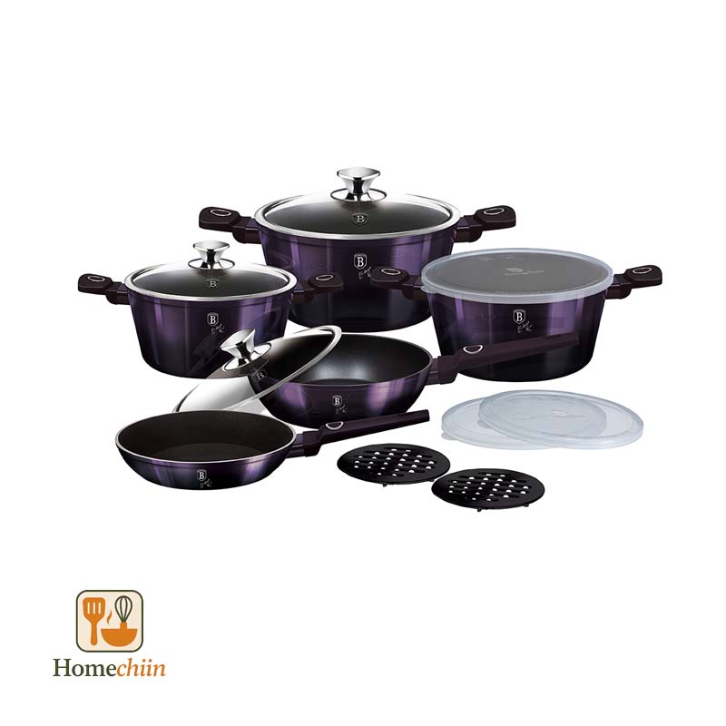 سرویس قابلمه برلینگر هاوس بنفش BH-7143 Purple